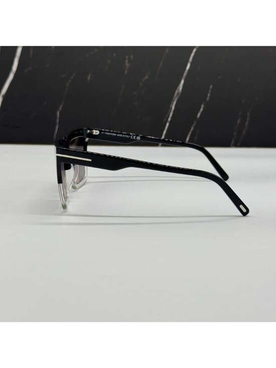 NWT Tom Ford Eden FT1110 05C Black Gray Sunglasses Authentic